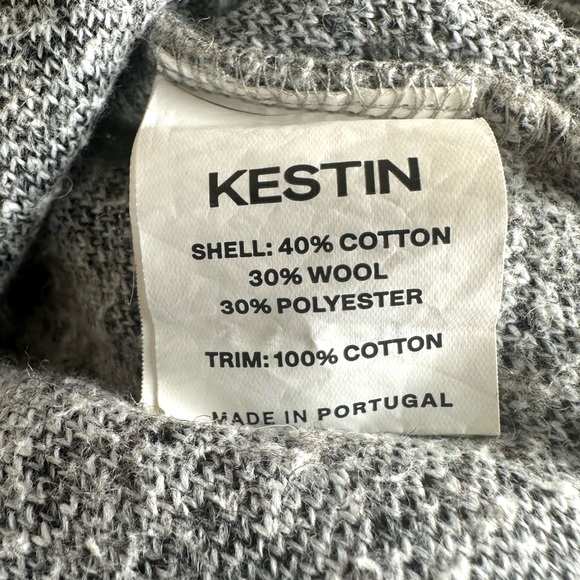 Kestin Durness Textured Crewneck Sweatshirt Undyed Marl Fleece Neutral - Picture 8 of 11